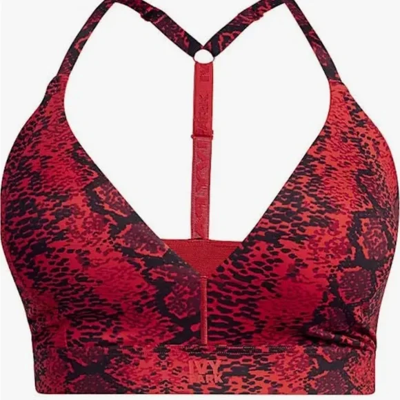 Red Snake Print Bralette - Picture 4 of 5